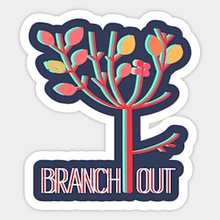 Branch Out Tree Wisdom Sticker